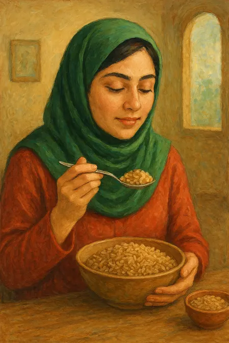 برنج قهوه‌ای در رژیم لاغری | کالری، خواص، طرز پخت و خرید برنج قهوه‌ای اصل