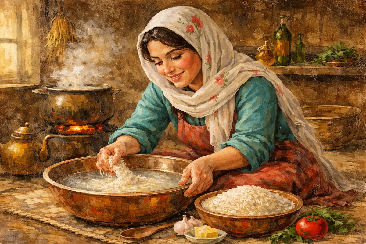 برنج ایرانی چقدر خیس بخوره