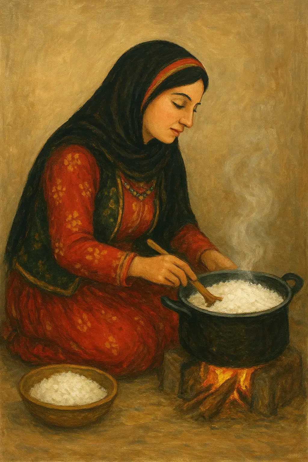 پخت برنج هاشمی